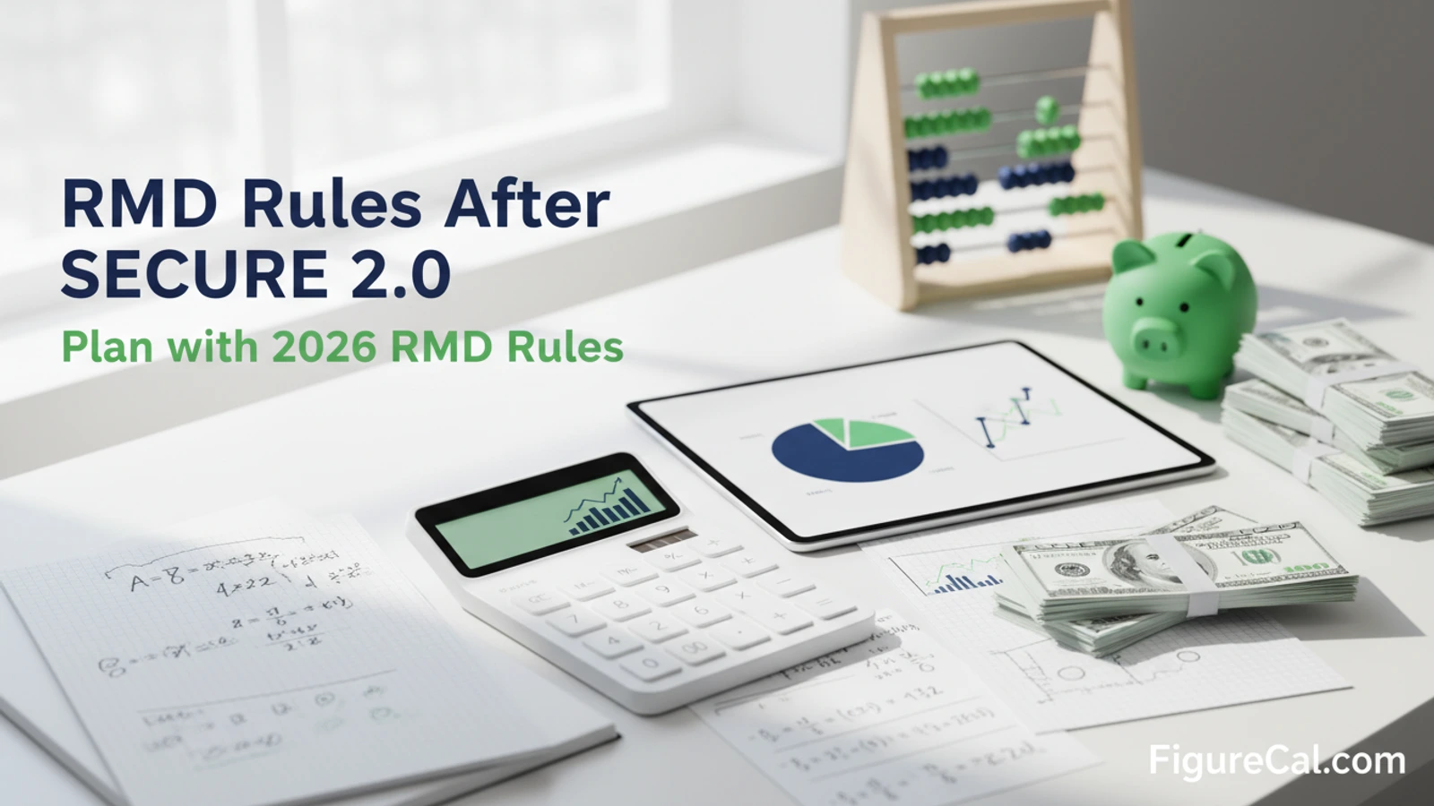 2026 RMD Rules After SECURE 2.0 — Required Minimum Distributions Explained finance calculator guide with planning chart