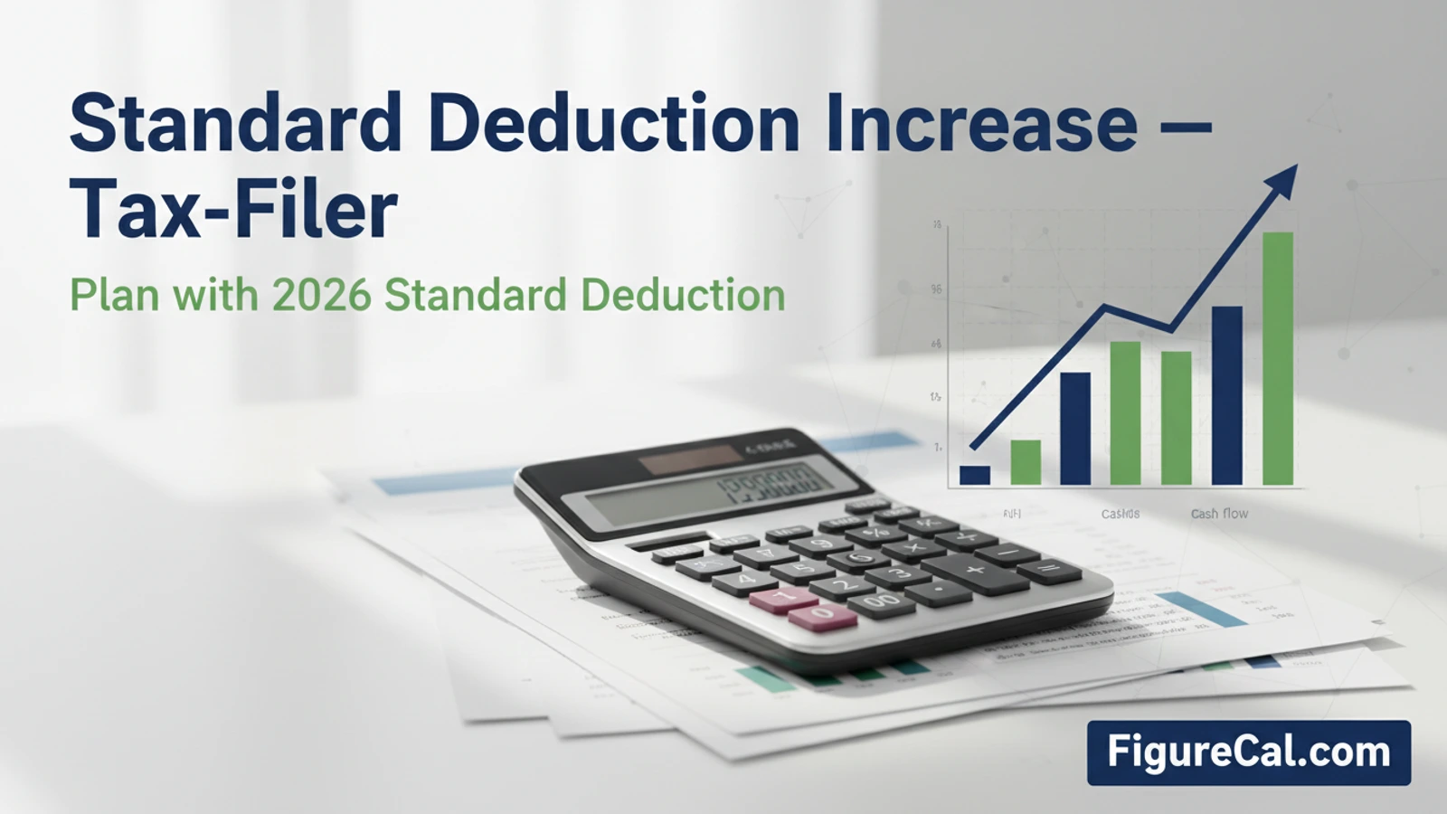2026 Standard Deduction Increase — Tax-Filer Impact | FigureCal 2026 Standard Deduction Increase — Tax-Filer Impact finance calculator guide with planning chart