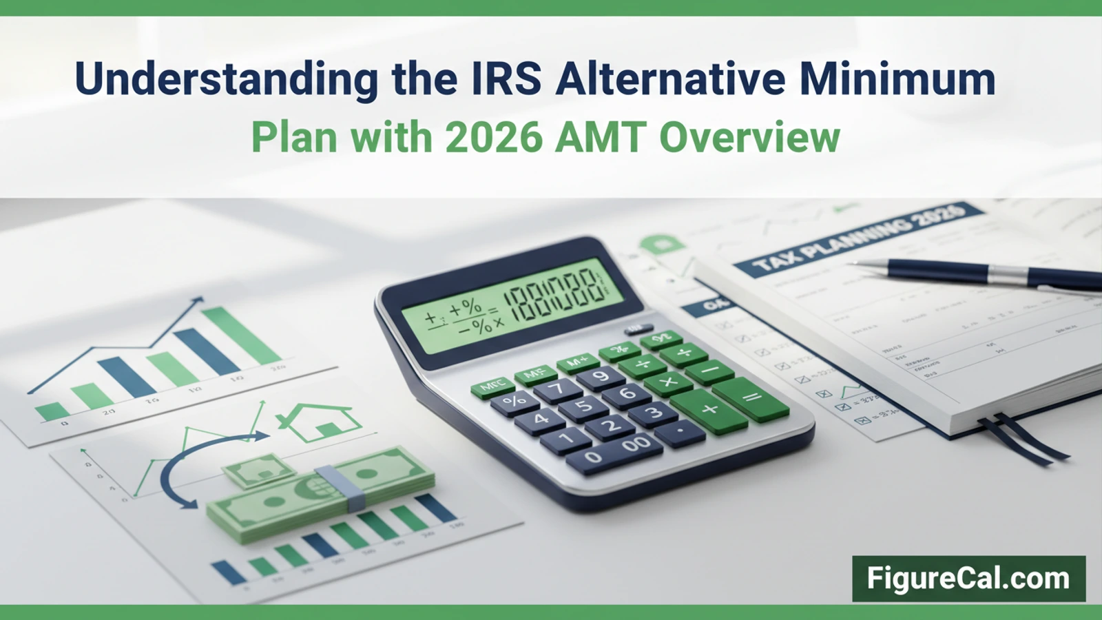 Understanding the IRS Alternative Minimum Tax (AMT) in 2026 finance calculator guide with planning chart