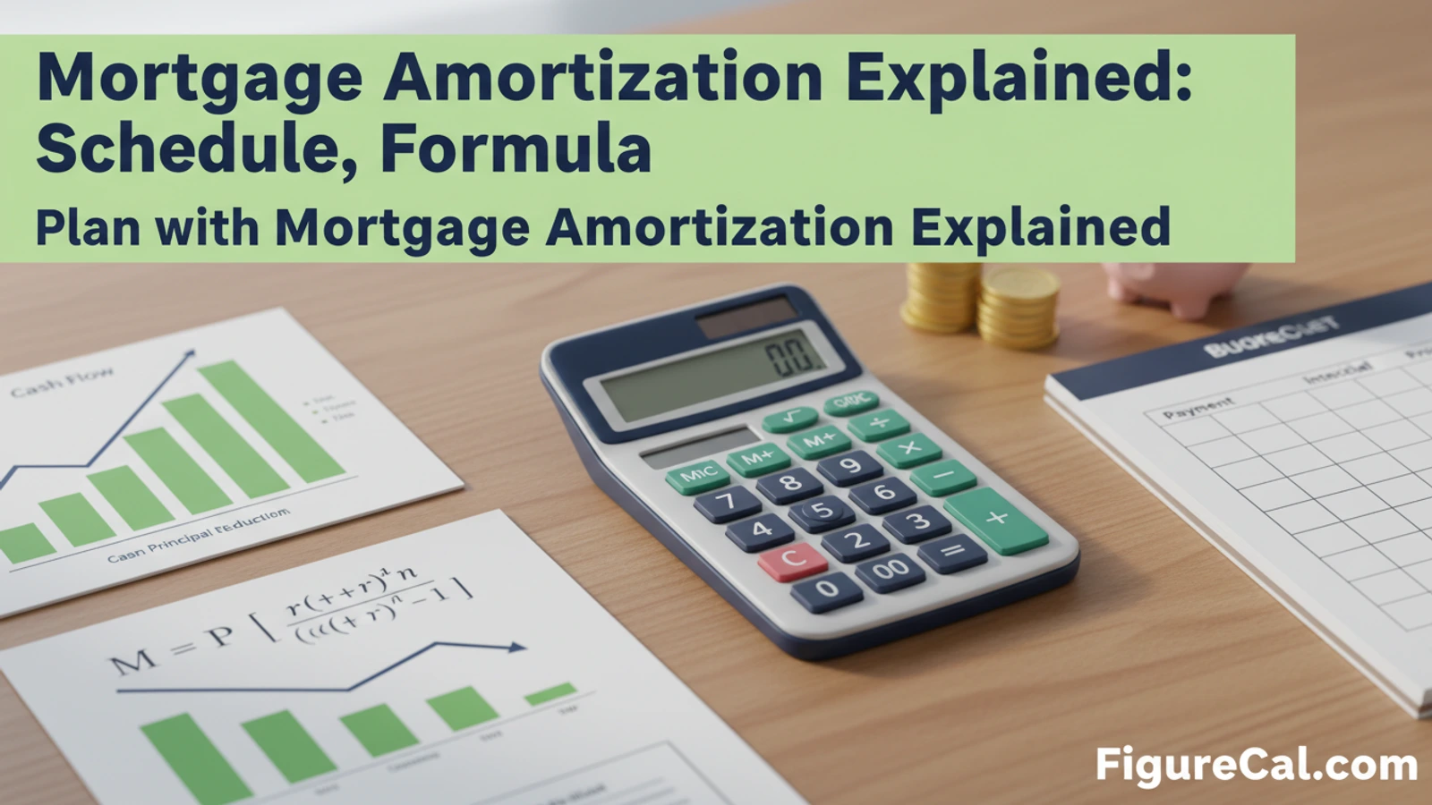 Mortgage Amortization Explained: Schedule, Formula & How It Works (2026) | FigureCal Mortgage Amortization Explained: Schedule, Formula & How It Works (2026) finance calculator guide with planning chart